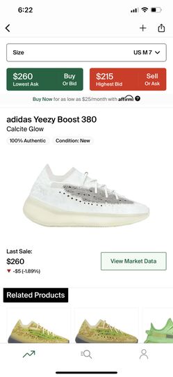 Yeezy 380 Calcite Glow
