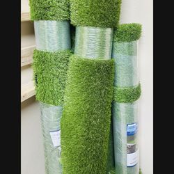 Brand New Pre Cut Turf 6ft. x 4ft. ,7ft. x 5ft. Green Artificial Grass Rug Green Area Rug