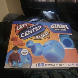 Giant Left Right Center Game 