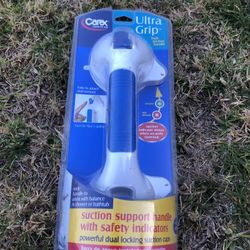 Cared Suction Shower Grab Bar