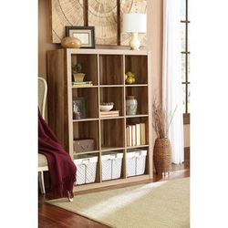 NEW Brown Storage organizer shelves for books kids bedroom organizer office college