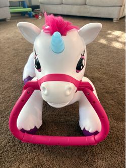 Toddler ride on horse