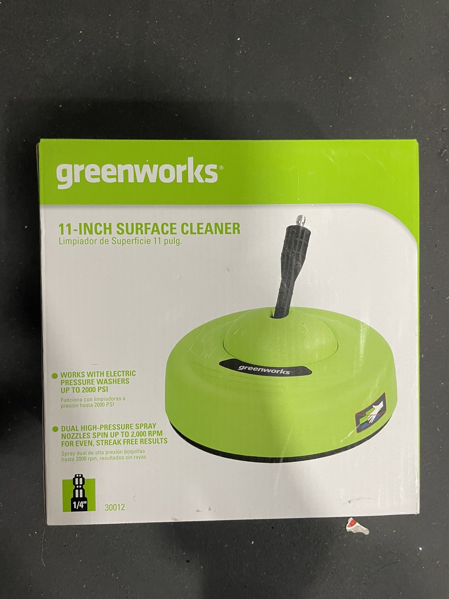 Greenworks 11" Surface Cleaner Universal Pressure Washer Attachment