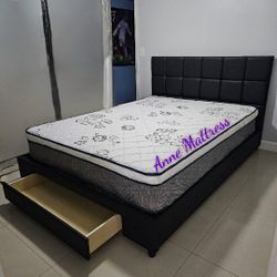 NEW QUEEN PILLOW TOP MATTRESS AND BOX SPRING