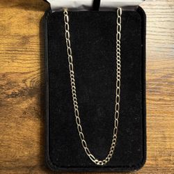 10k Figaro Gold Chain 
