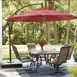 Patio Umbrella - 11 Ft. Outdoor Solar Powered LED Light Umbrellas by Hampton Bay Chili Red for Sale in Menifee, CA - OfferUp Patio Umbrella - 11 Ft. Outdoor Solar Powered LED Light Umbrellas by Hampton Bay Chili Red for Sale in Menifee, CA - OfferUp