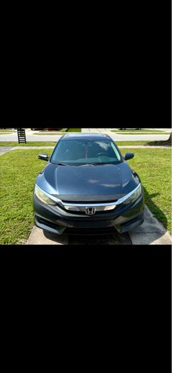 Blue Honda Civic 2016