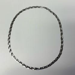 Danecraft 925 Italy Twisted Herringbone Necklace