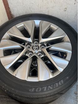 Toyota 19 wheels and tires 235/55/19