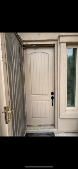 Front door 36”x96”  and security door