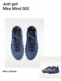 Nike Mind 002 Thunder Blue Chrome Size 10M