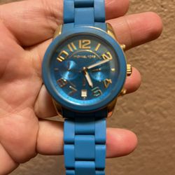 Turquoise Michael Kors Watch 