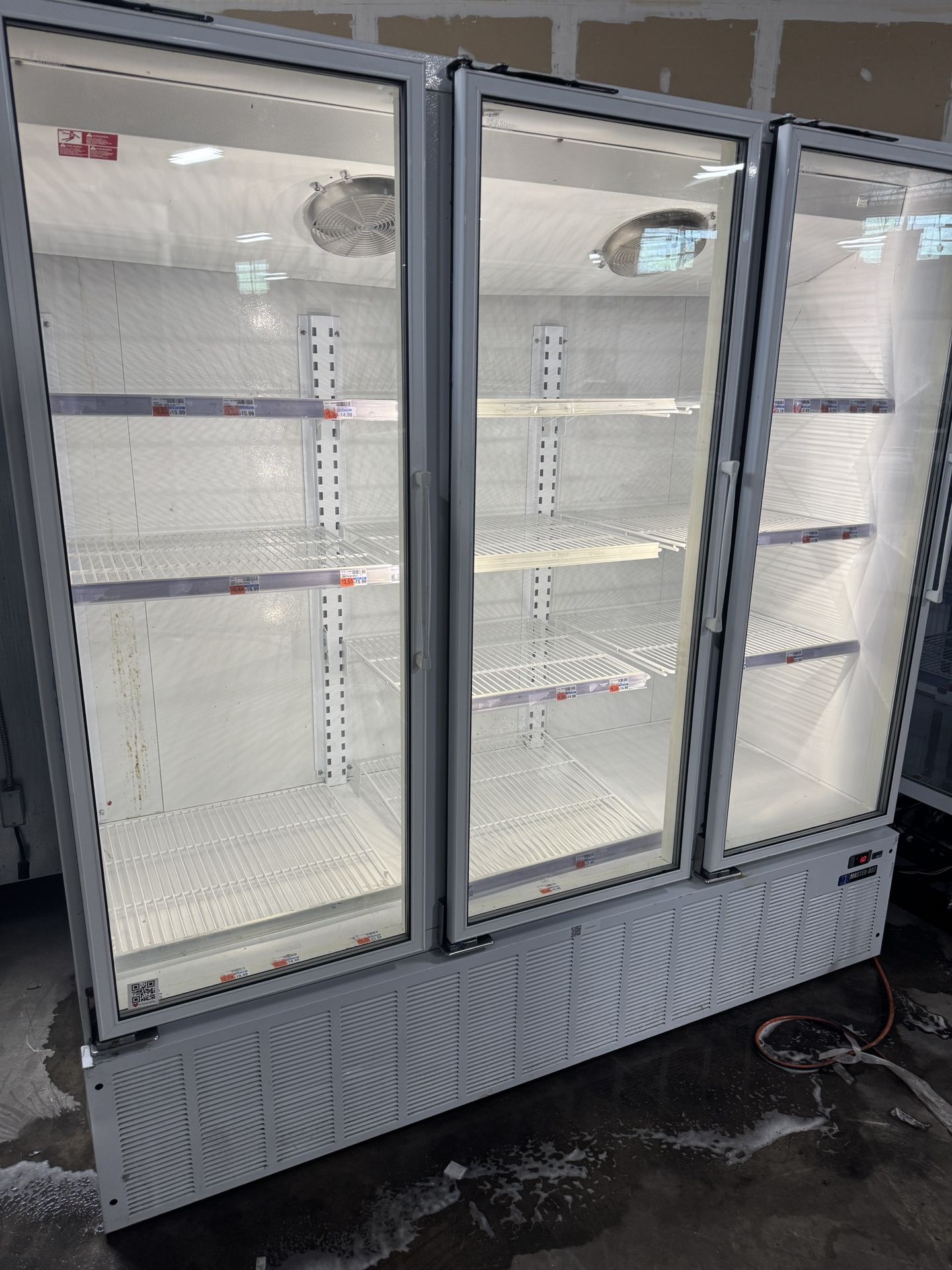 3 Door Drink Cooler