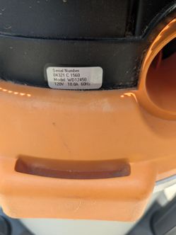 RIDGID 5HP 12 gallon Wet/Dry vac