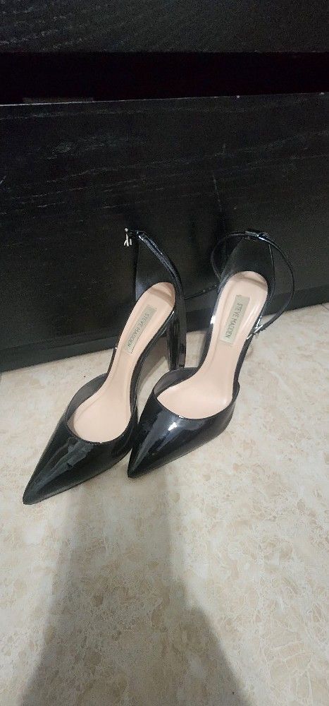 Black Steve Madden Pointed Toe Heels