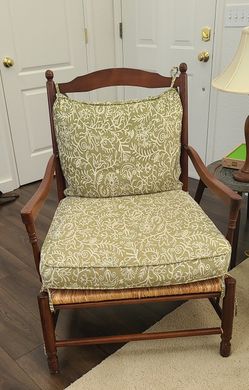 Accent Armchair with Reversible Cushions