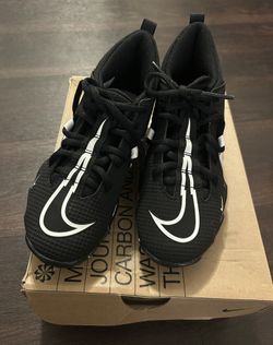 Nike Alpha Menace 3 Shark Black/White Kids' Football Cleats Size 13C