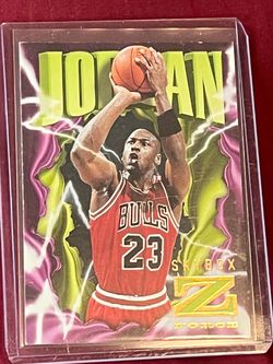 Michael Jordan Skybox Z-Force Basketball Card