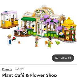 LEGO Friends Plant Café & Flower Shop Kids Toy 42671