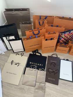 Louis Vuitton Orange Paper Bag  Paper bag design, Orange paper, Bags