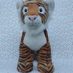 CALTOY GIANT 24" CHILD SIZE SIT RIDE ON STEEL FRAME PLUSH TIGER