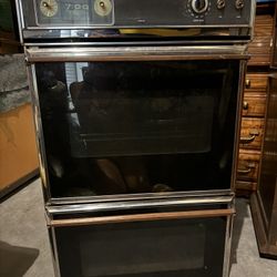 Vintage 1950s Built-In Oven  With Broiler