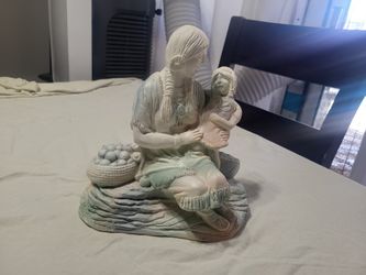 Mother And Child Figurine 
