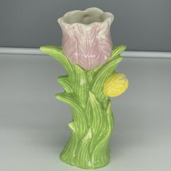 Beautiful Ceramic Bud Vase Tulip Shaped 