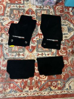 NEW OEM Toyota Tacoma TRD Sport Floor Mats Black Carpet Set