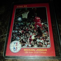 Micheal Jordan 1985 Star Slam Dunk