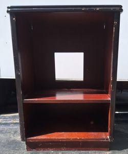 Podium Dest Or T.V. Stand $25