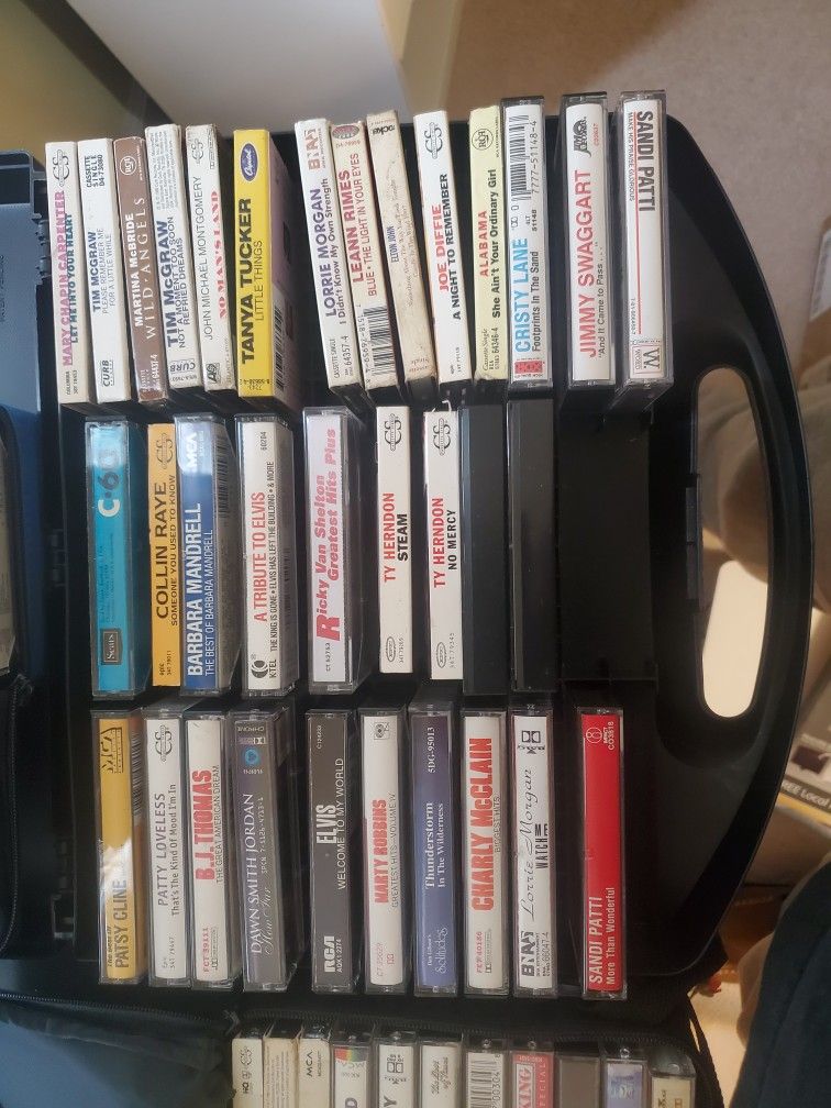Vintage Cassettes and CD's