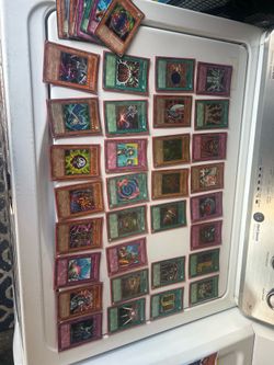 Vintage 1996 yugioh  yu gi oh cards halo