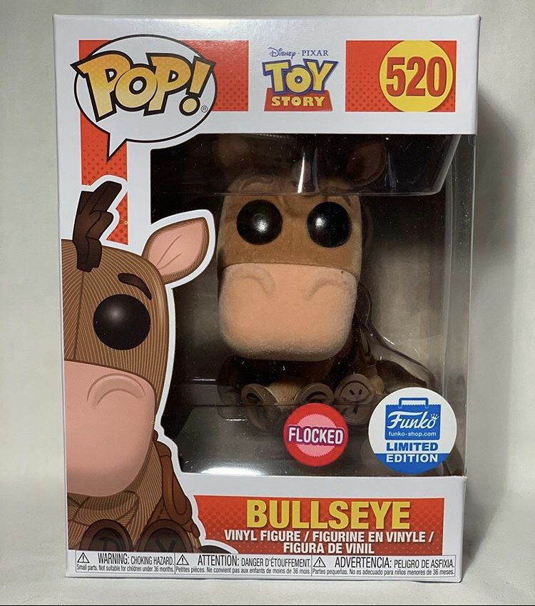 Flocked bullseye POP