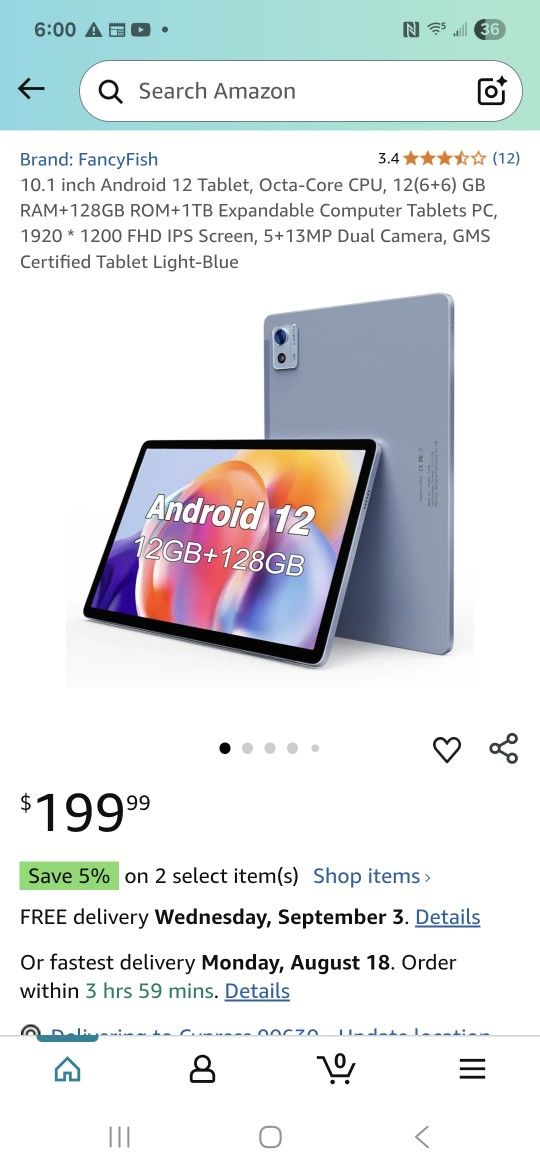 Sleek to the Max: FancyFish 10.1″ Tablet PC – MSRP $199.99