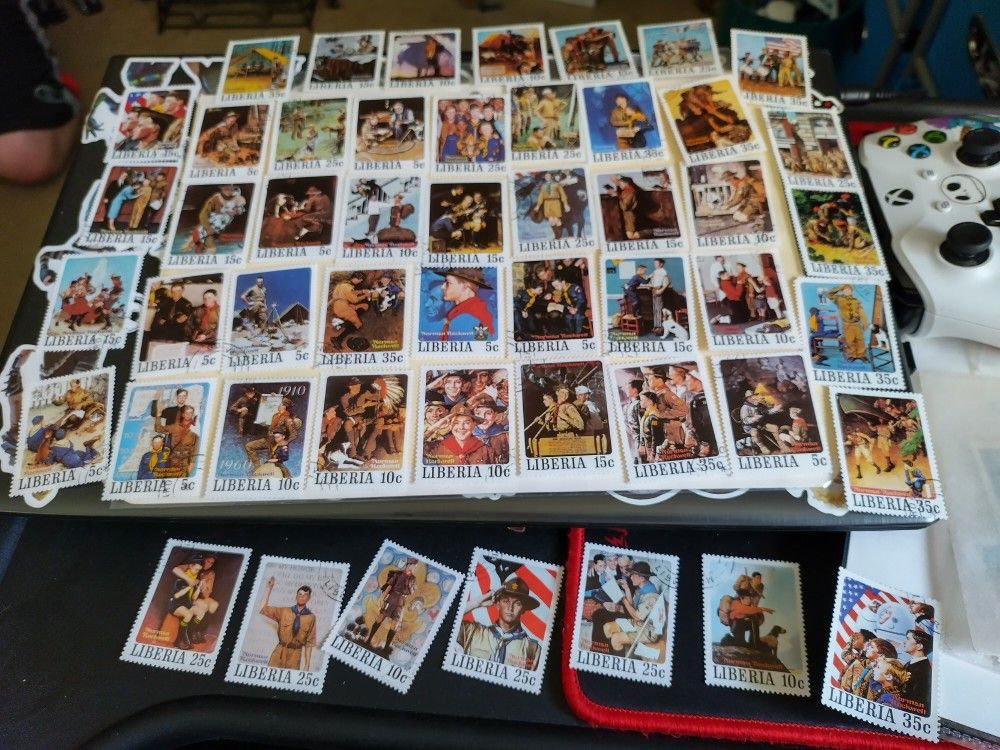 Liberia Scout Stamps