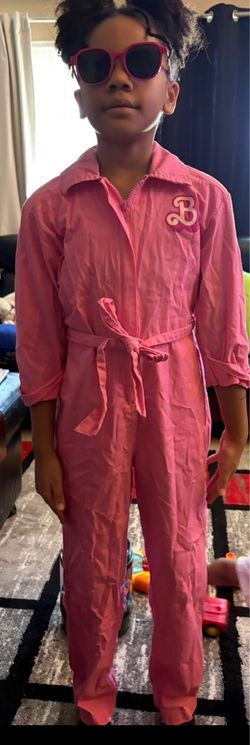 Barbie Pink Power Jumpsuit costume from Barbie the Movie sz 7/8