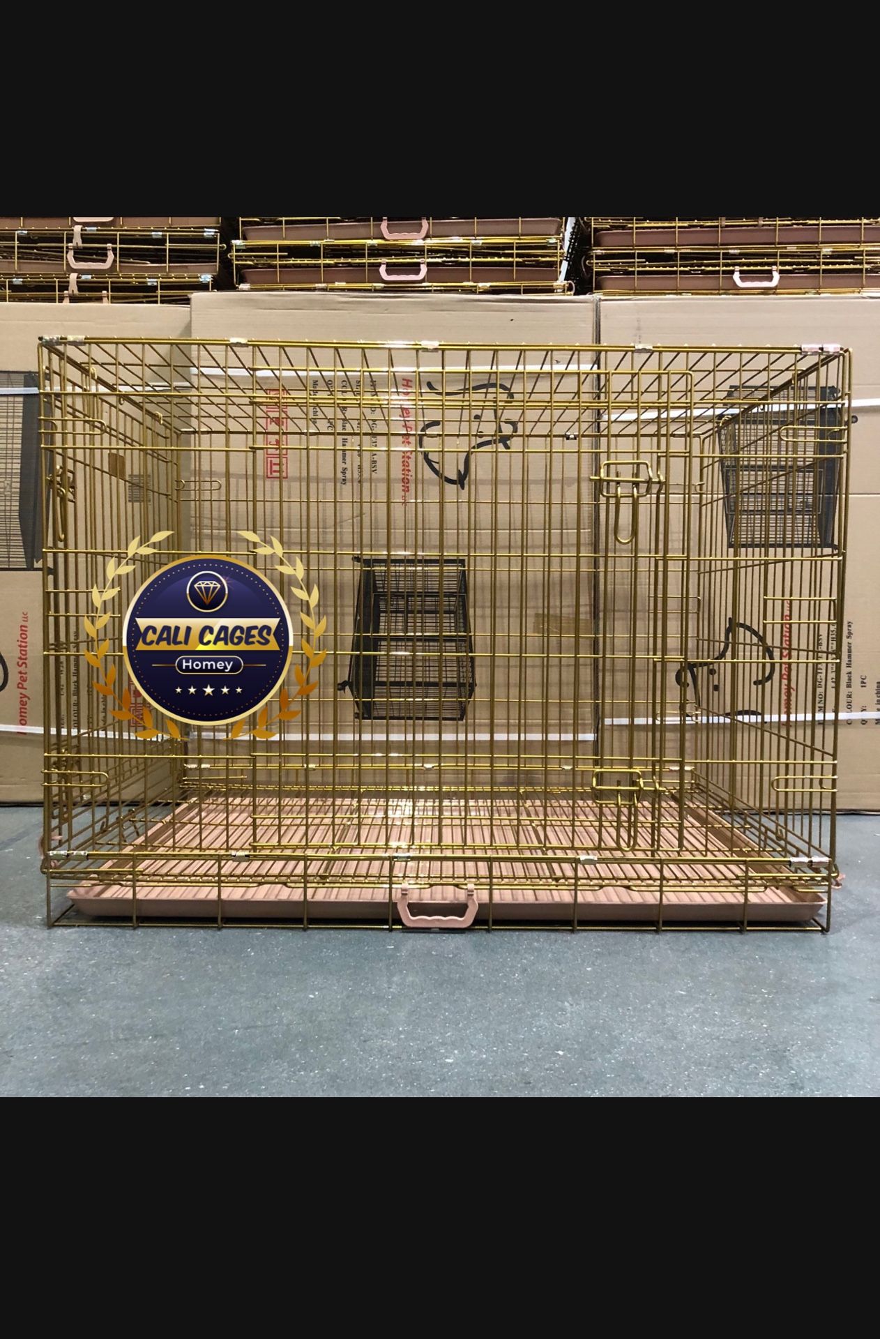 Dog Pet Wire Fodling Crate Size 36” Inch New In Box ? 