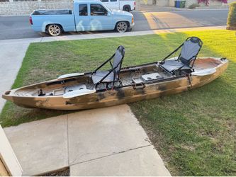 Brooklyn Kayak Company (BKC) tandem sit-on-top fishing kayak