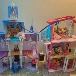 Barbie And Fozen Doll House