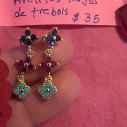 $35.  Aretes De Plata