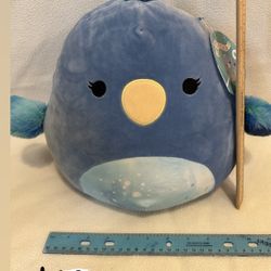 Squishmallow NWT Zipp The Peacock 12 Inch $10