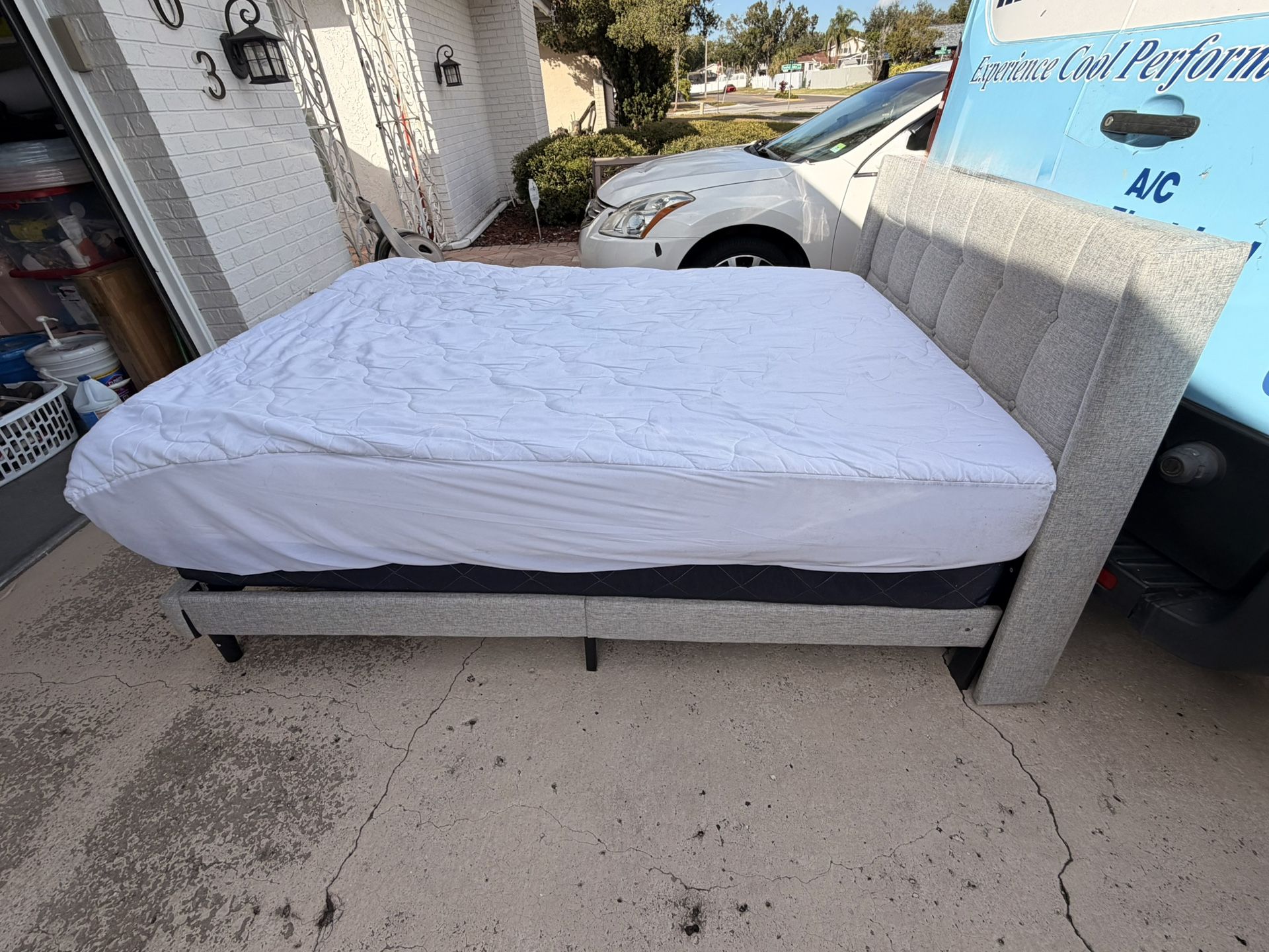 Bed Frame With Mattress And Box Spring