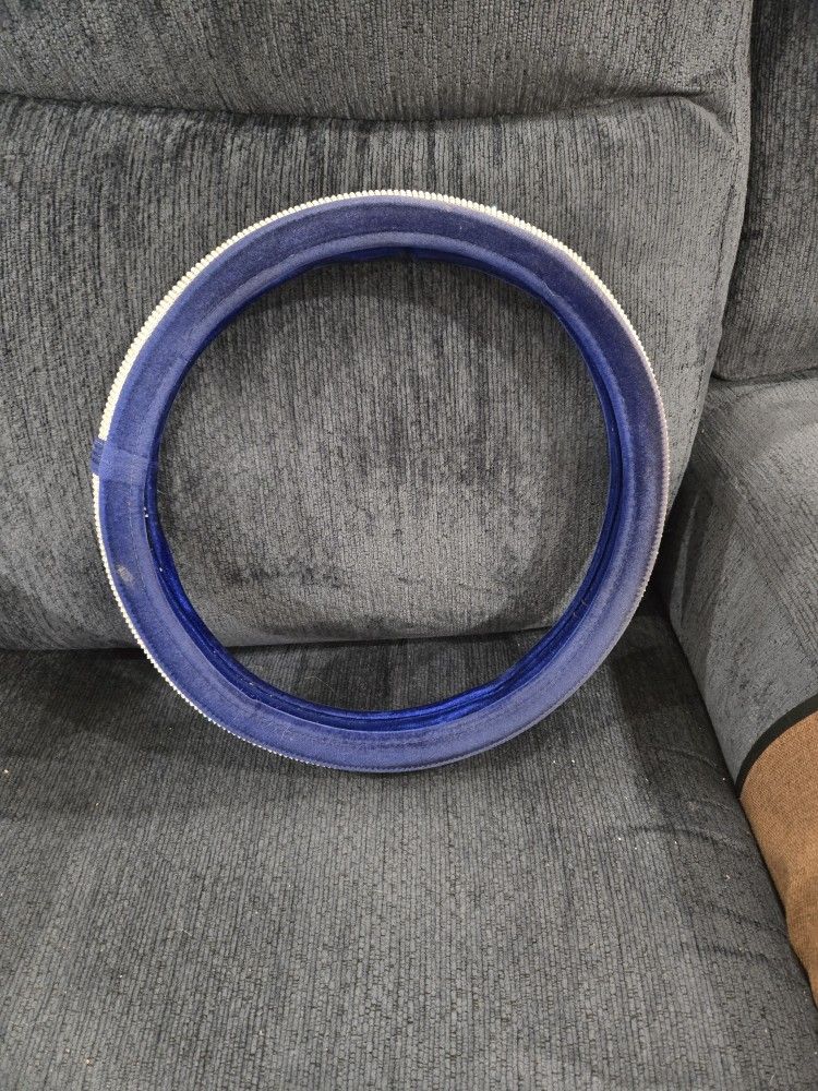 Steering Wheel Cover With Fake Diamonds