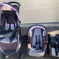 Graco Baby Stroller And Car Seat