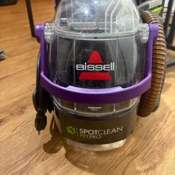 bissell spot clean pet pro carpet cleaner w/ solution