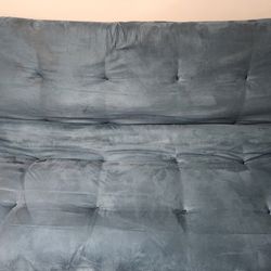 Queen Futon Couch, Heavy Suede