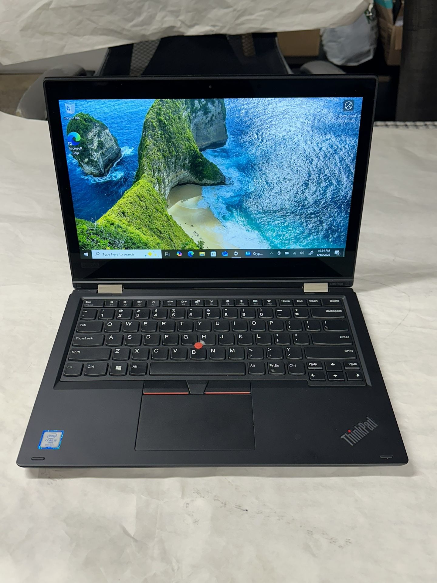 Lenovo laptop L380 YOGA i5 8th generation Good Condition Read Description