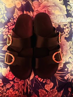 Black Sandels Size 8