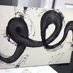 Modern Abstract Canvas 40”x30”x1.5” Art Painting